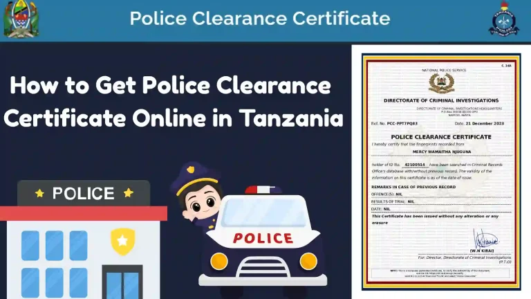 police clearance Tanzania
